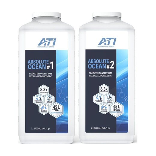 ATI absolute Ocean 2 x 2700 ml koncentrát pro přípravu 45 L mořské vody