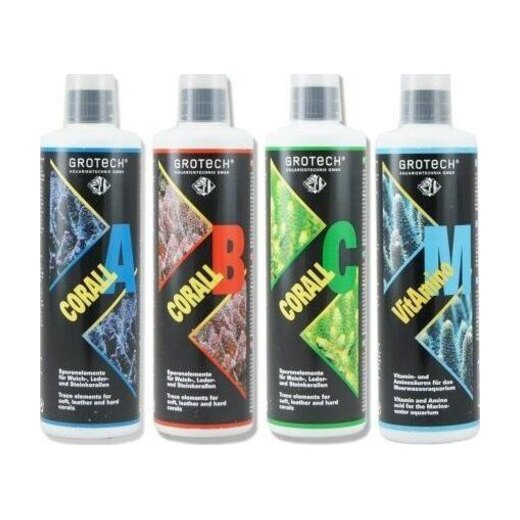 Grotech Corall A,B,C + VitAmino M 100 ml Nano - Set