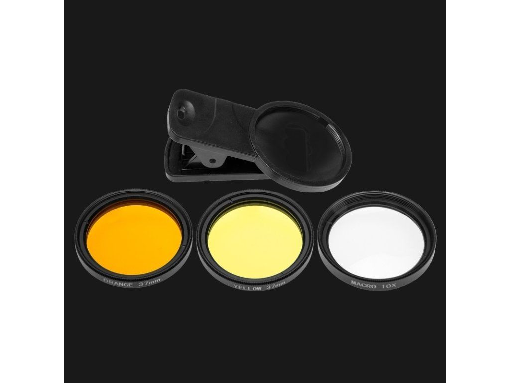 Grotech smartphone sada filtrů a makro čočka pro mobilní telefony a tablety