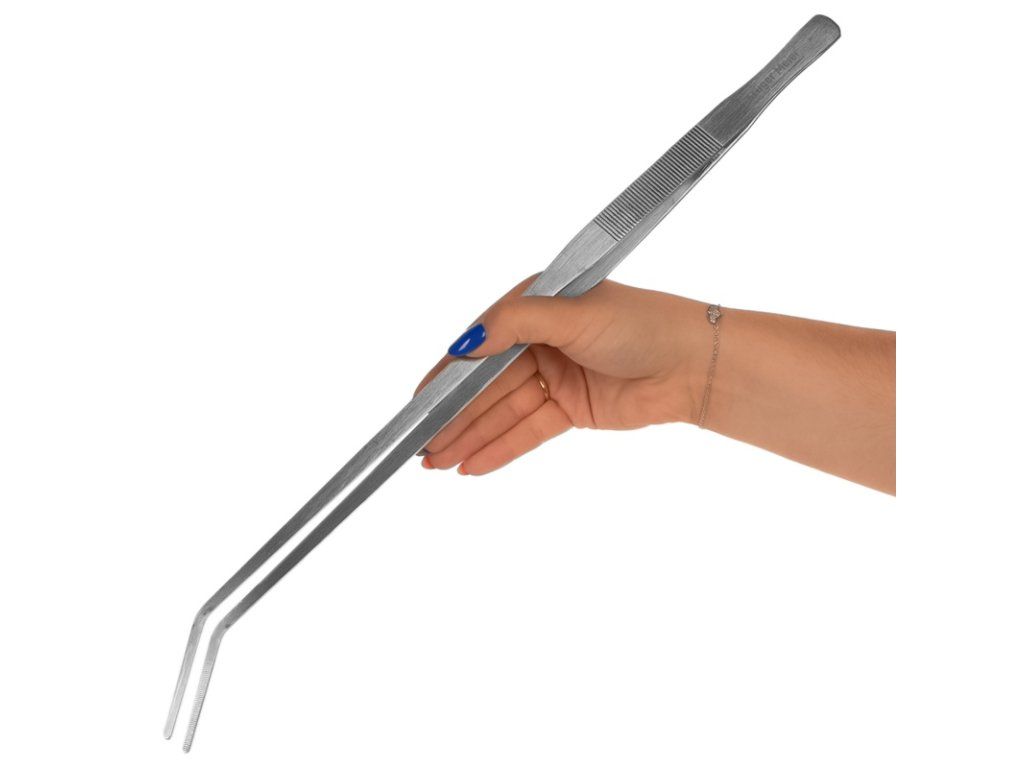 Pinzeta zahnutá délka 48 cm (Kruger Meier)
