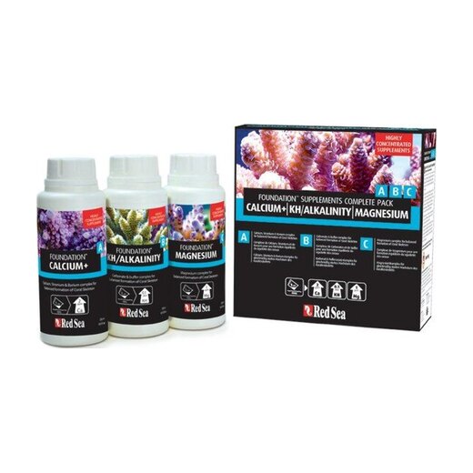 Red Sea Foundation Starter SET - A+B+C 3 x 250 ml