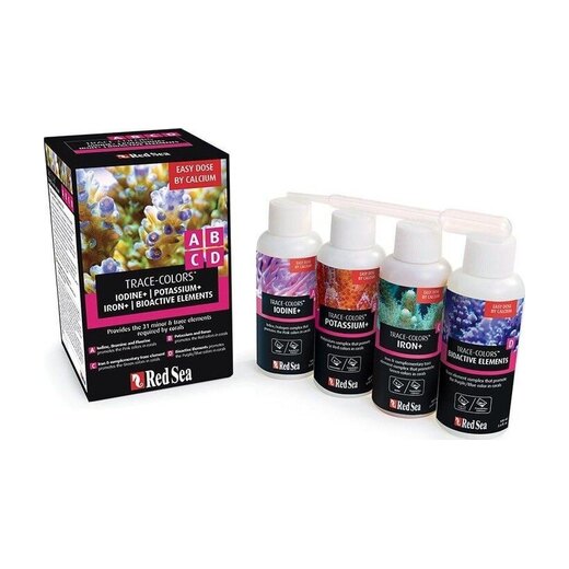 Red Sea Trace-Colors A,B,C,D 100ml 4-Pack