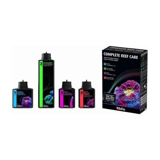 Red Sea Complete 4-part Supplement Program Small Pack 150 L
